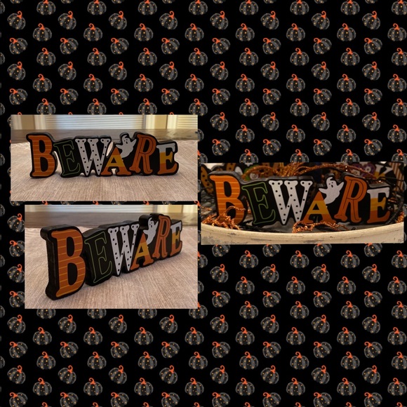 Halloween Jack O Lantern Towels, Jack O Lantern Tier Tray Decor & Wall Decor - Picture 14 of 16